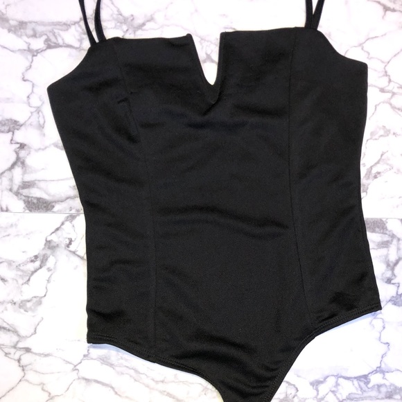 Black Corset Bodysuit - Picture 1 of 3